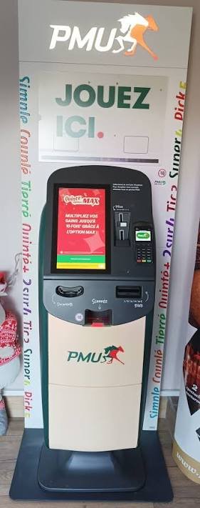 La nouvelle borne PMU installée au Tabac des Béalières